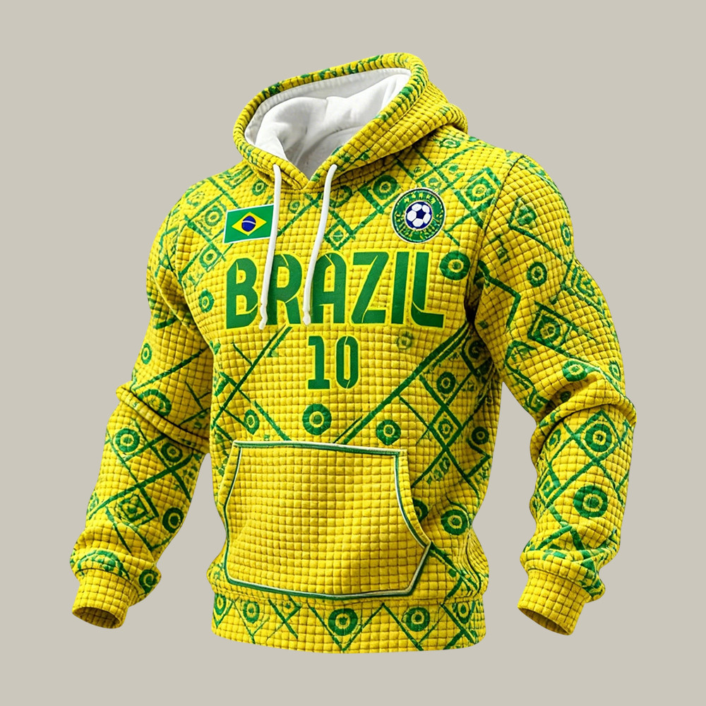 Brazil FIFA World Cup 2026 Hoodie Game Day Clothing Soccer Lover Gifts