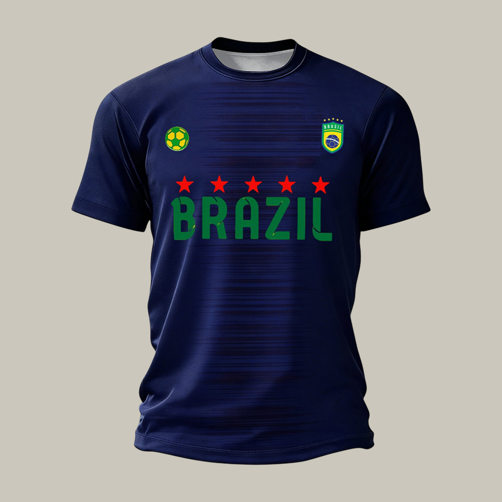 Brazil FIFA World Cup 2026 T-Shirt Brazil National Soccer Team Merch Game Day Gear