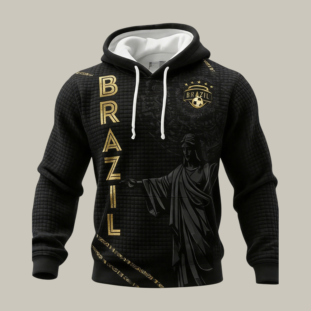 Brazil Soccer FIFA World Cup 2026 Hoodie Brazil World Cup Apparel Fan Gear