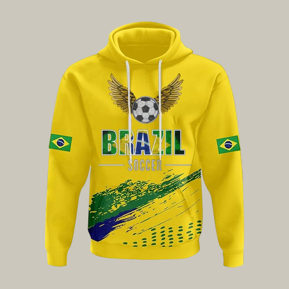 Brazil World Cup 2026 Eagle Hoodie FIFA World Cup 2026 Merch Best Gift For Him