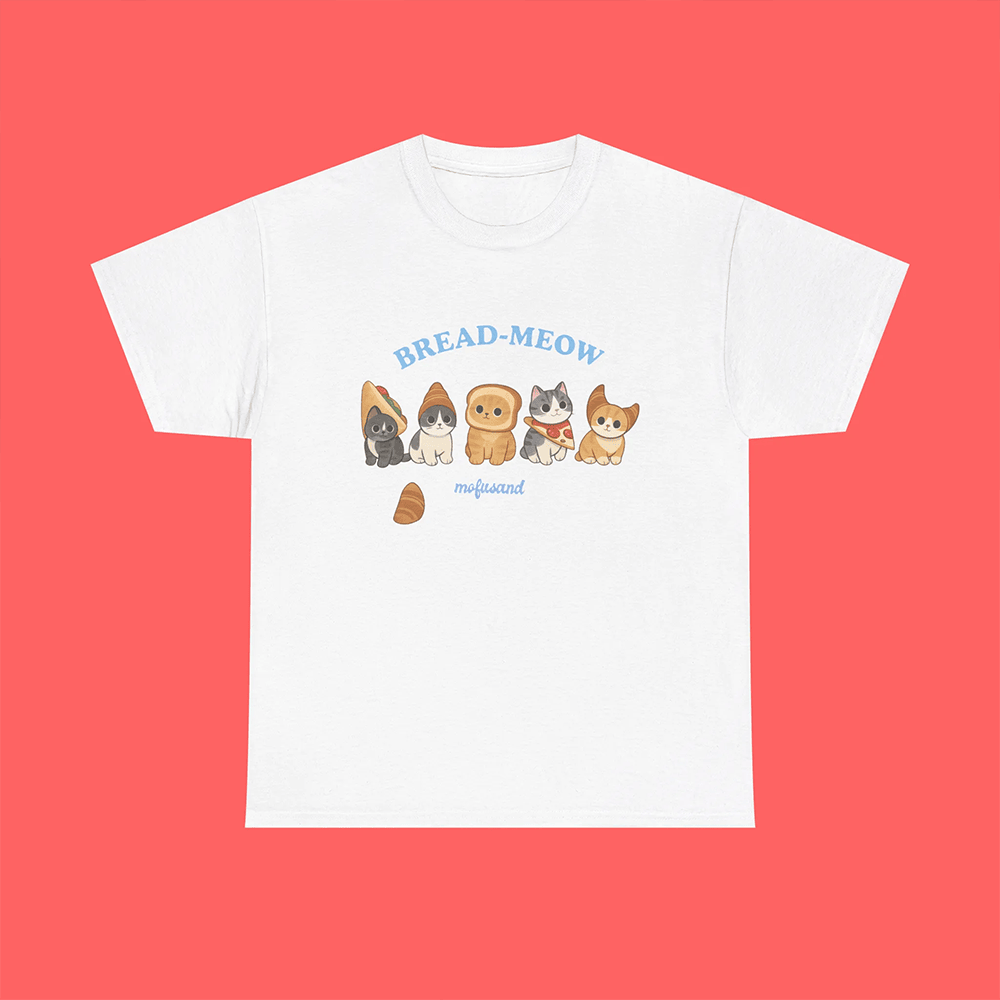 Bread Meow Cute Shirt Cute Graphic T-Shirt Gifts For Cat Lovers Bread Meow Cute Shirt Cute Graphic T-Shirt Gifts For Cat Lovers