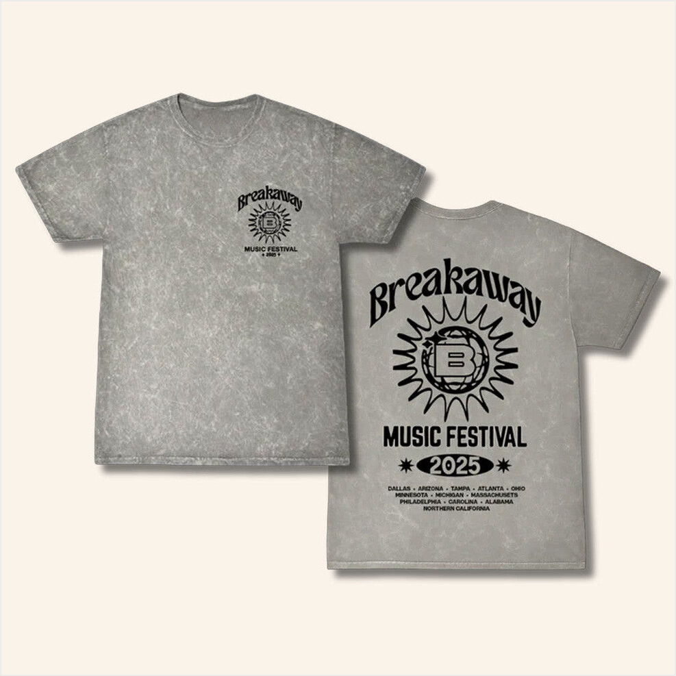 Breakaway Music Festival Merch 2025 Tour Breakaway Festival T-Shirt Gifts For Fans