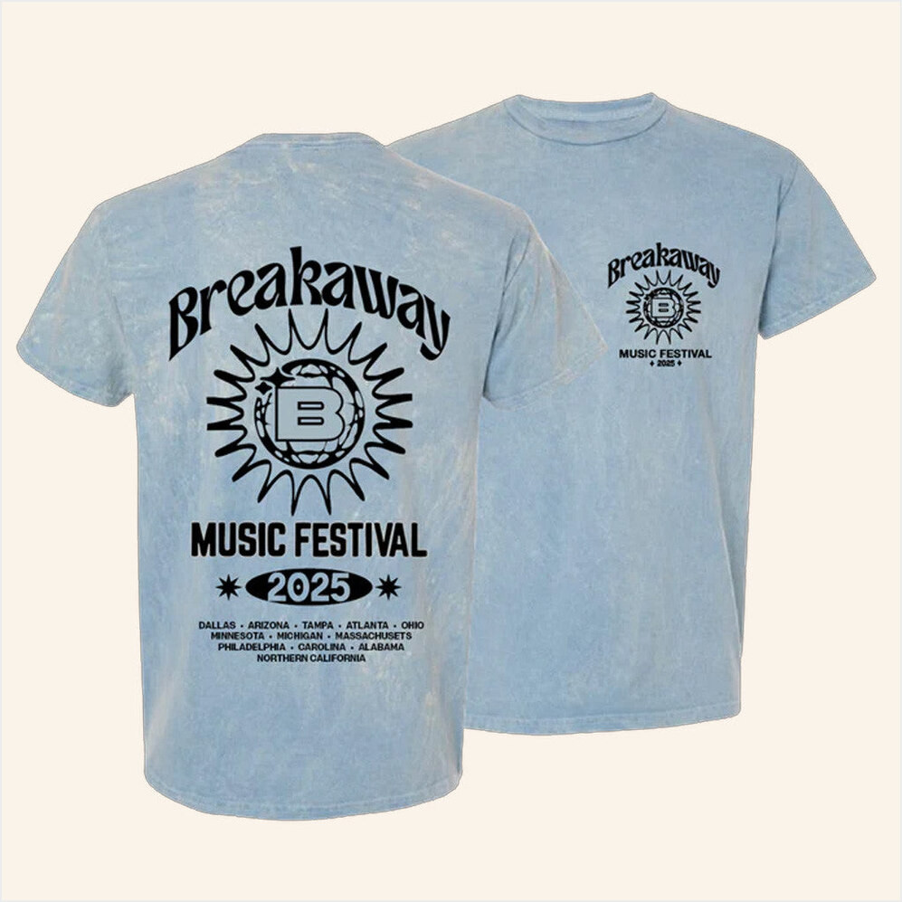 Breakaway Music Festival Merch 2025 Tour Breakaway Festival T-Shirt Gifts For Friends