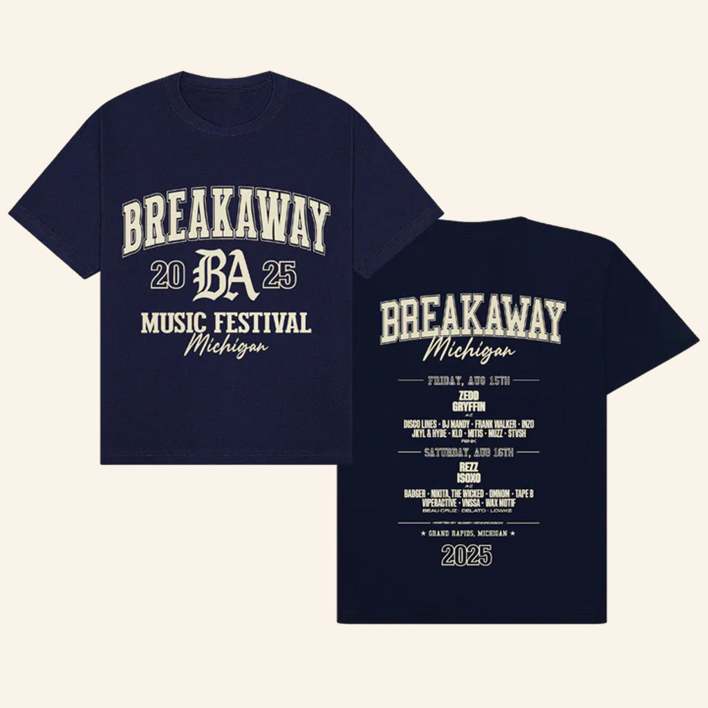Breakaway Music Festival Merch 2025 Tour Shirt Michigan 2025 T-Shirt Gifts For Dad