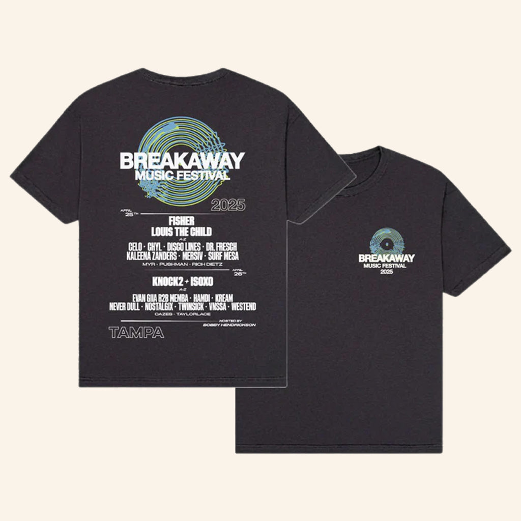 Breakaway Music Festival Merch 2025 Tour Shirt Tampa 2025 T-Shirt Fans Gifts Breakaway Music Festival Merch 2025 Tour Shirt Tampa 2025 T-Shirt Fans Gifts