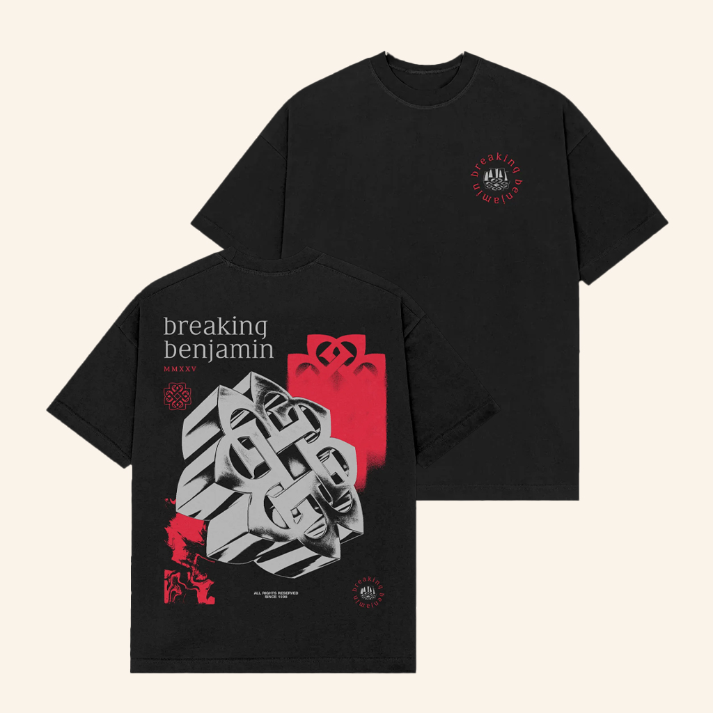 Breaking Benjamin Merch Black Breaking Benjamin T-Shirt Christmas Gifts For Rock Fans