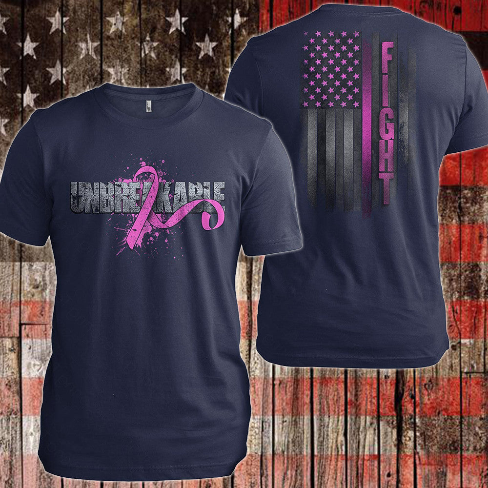 Breast Cancer Awareness Unbreakable Shirt Breast Cancer Ribbon T-Shirt Gifts For Patients Breast Cancer Awareness Unbreakable Shirt Breast Cancer Ribbon T-Shirt Gifts For Patients