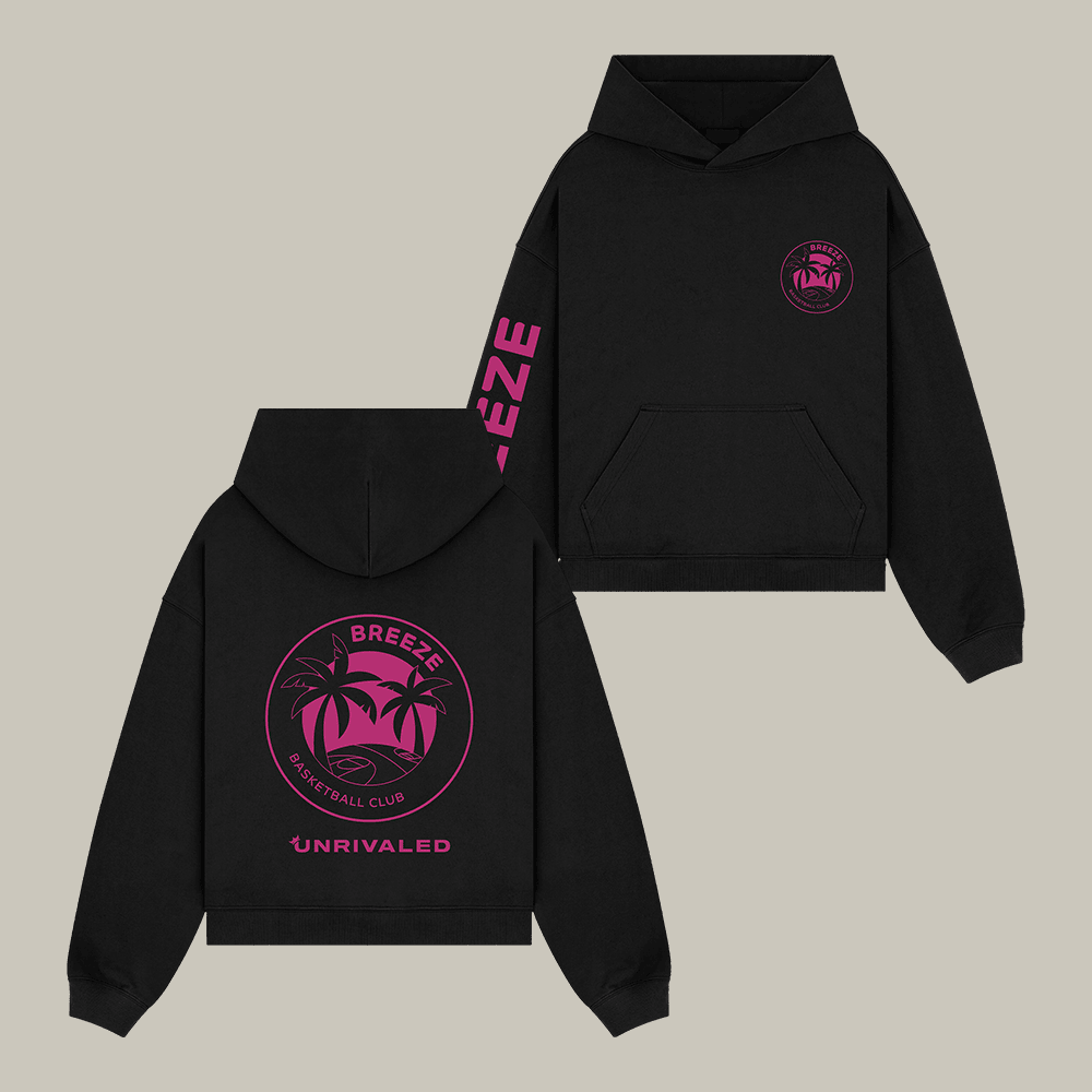 Breeze Basketball Club Hooded Sweatshirt Unrivaled League Clothing Fan Gear