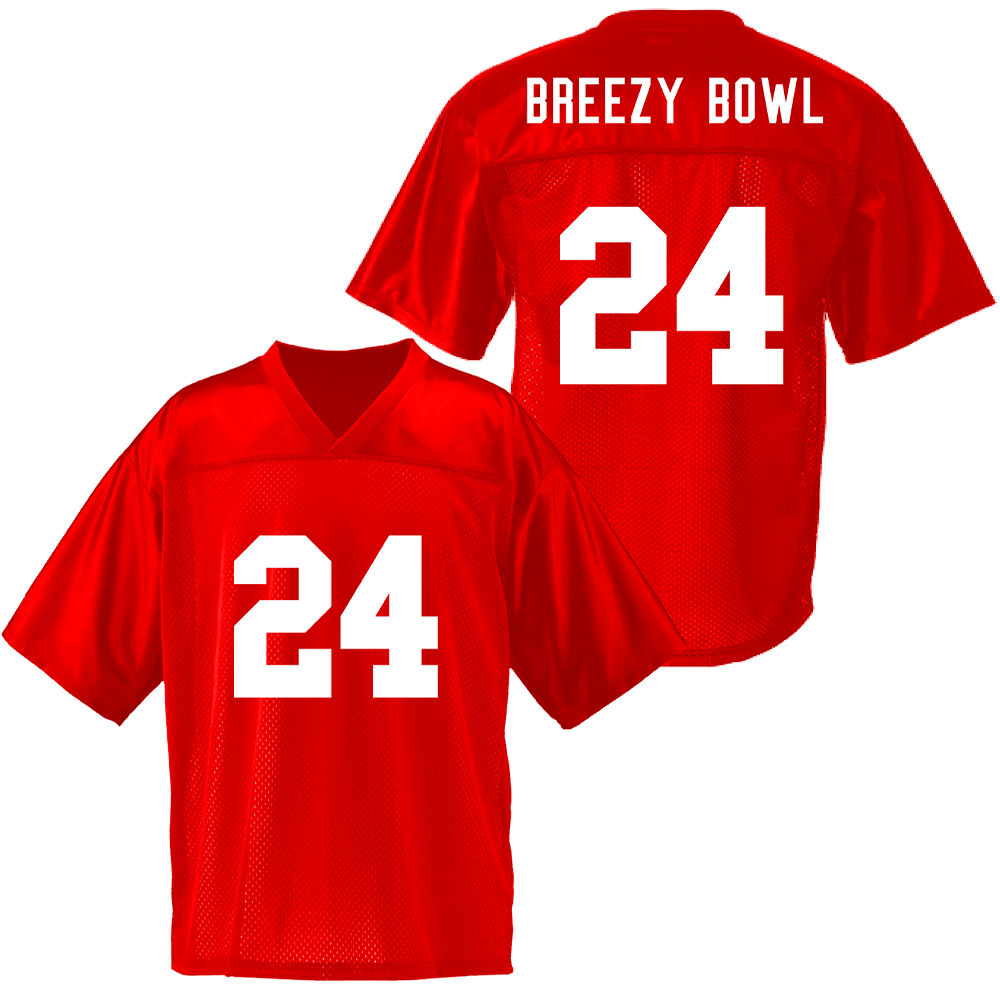 Breezy Bowl Jersey 24 Chris Brown Merch Father's Day Presents For Husband Gift for Brother