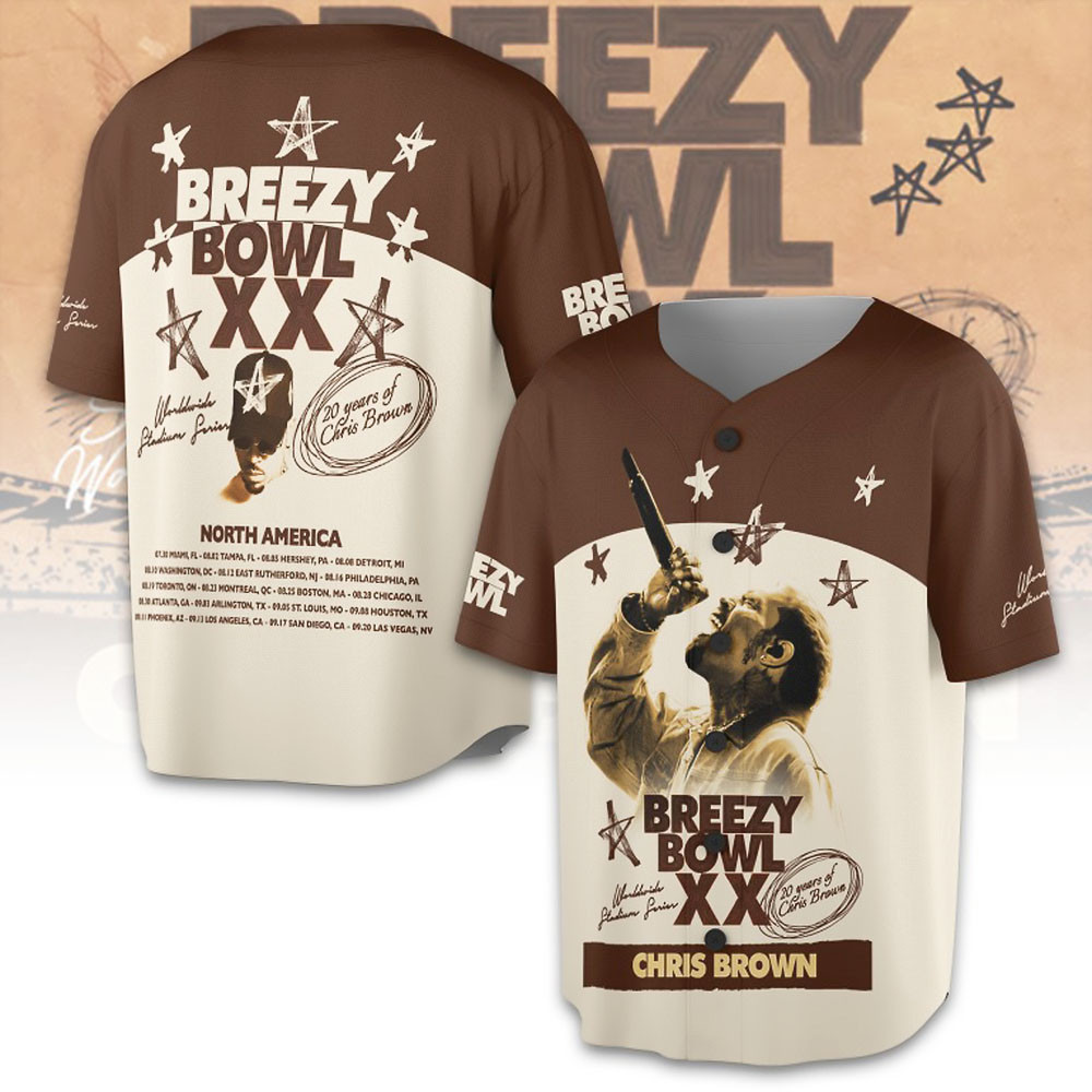 BREEZY BOWL XX Jersey Best Gifts For Music Lovers