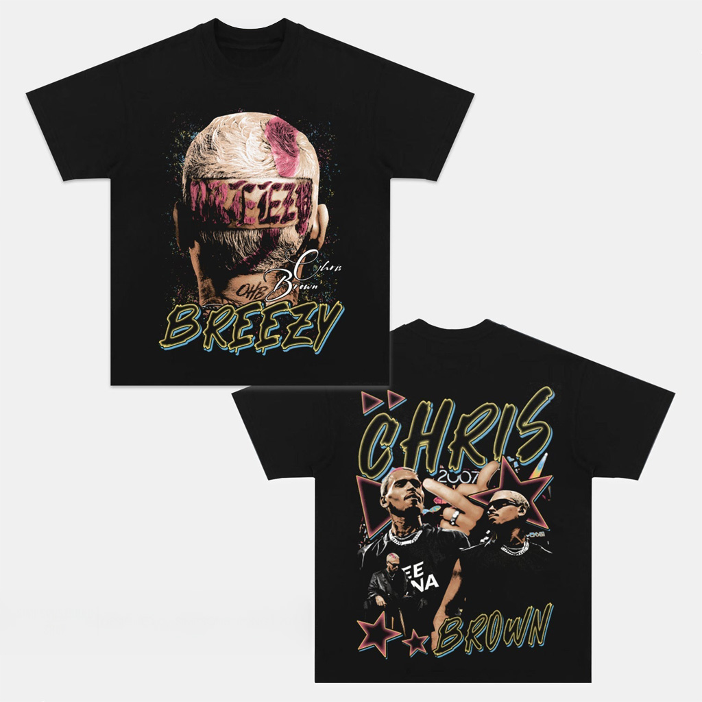 Breezy Chris Brown Graphic T-Shirt Fan Merch Birthday Gifts For Music Lovers Breezy Chris Brown Graphic T-Shirt Fan Merch Birthday Gifts For Music Lovers