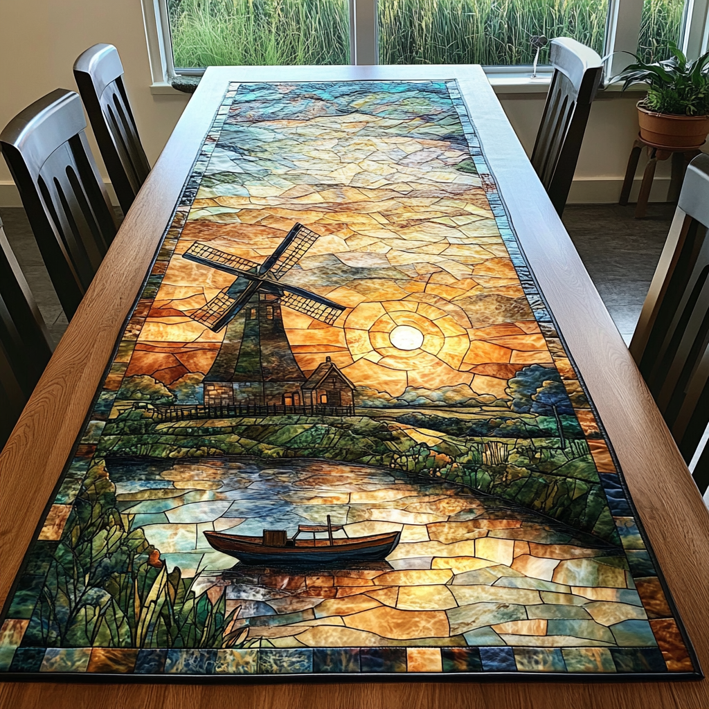 Breezy Meadows Quilted Table Runner Dining Table Decor Ideas Good Gifts For Mom