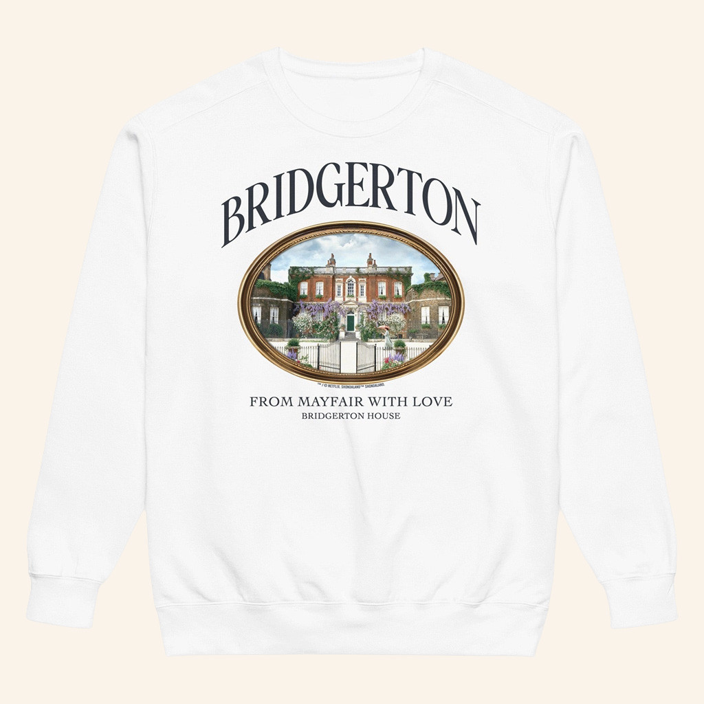 Bridgerton Merch From Mayfair With Love Sweatshirt Great Gifts For Girlfriend