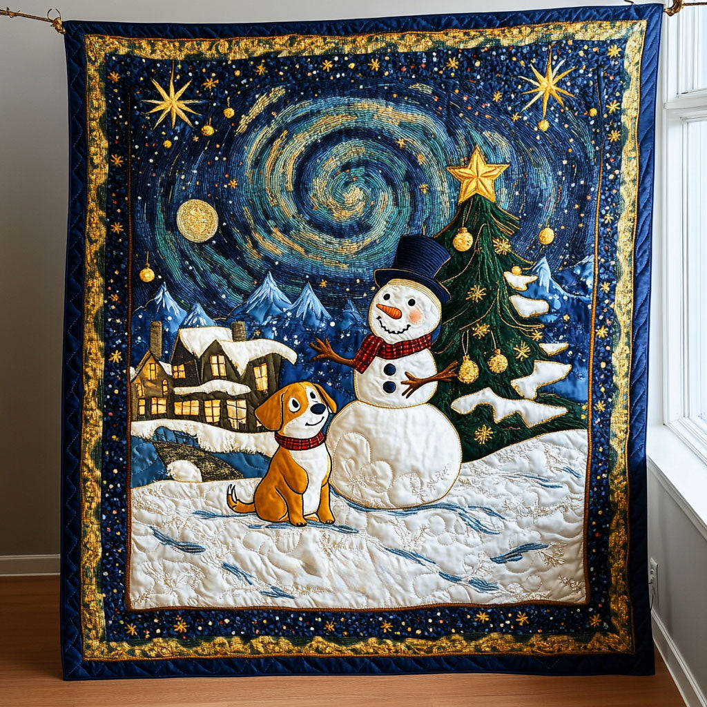 Bright Family Snowman Quilt Blanket Throw Blankets For Couch Christmas Presents For Mom