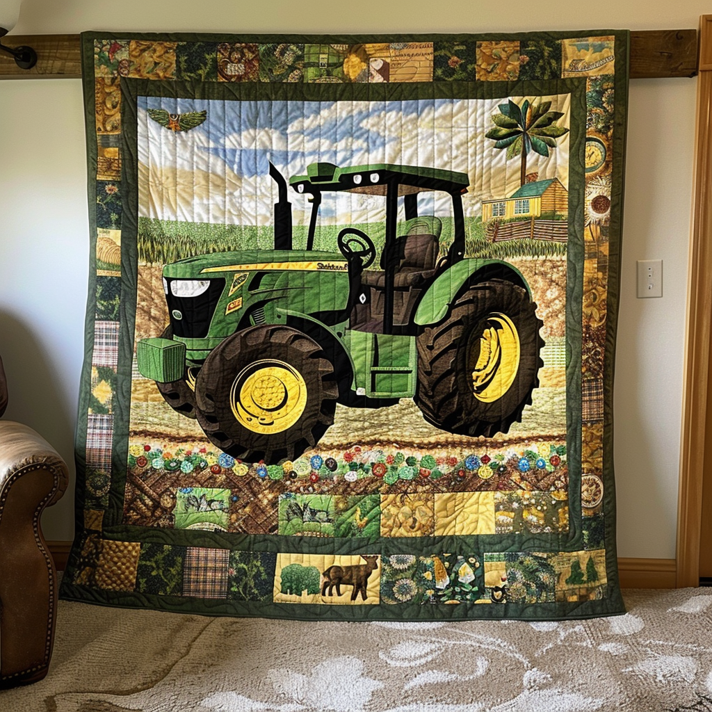 Bright Farm Days Quilted Blanket Gift Ideas For Farmers