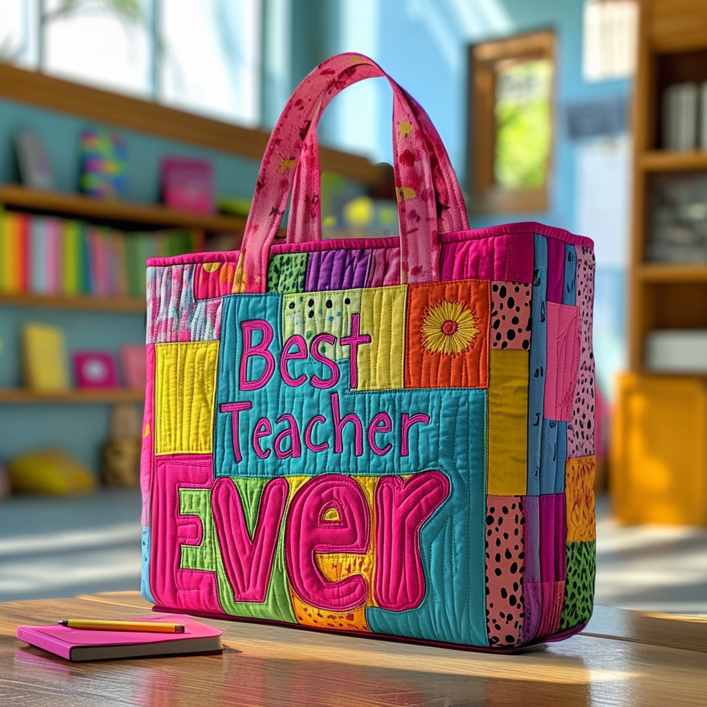 Bright Path Quilted Tote Bag Themed Gifts For Ocean Lovers