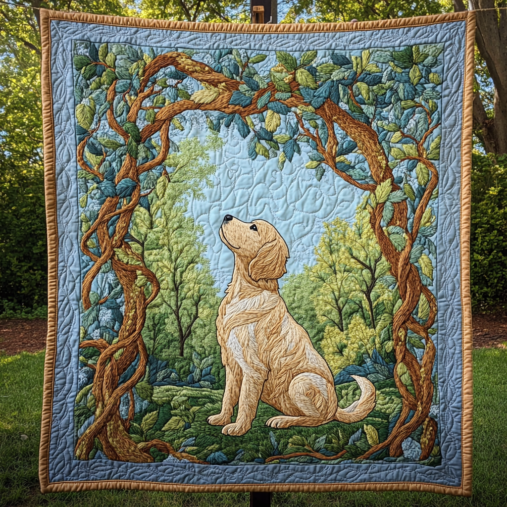 Bright Spirit Quilted Blanket Best Gifts For Dog Owners
