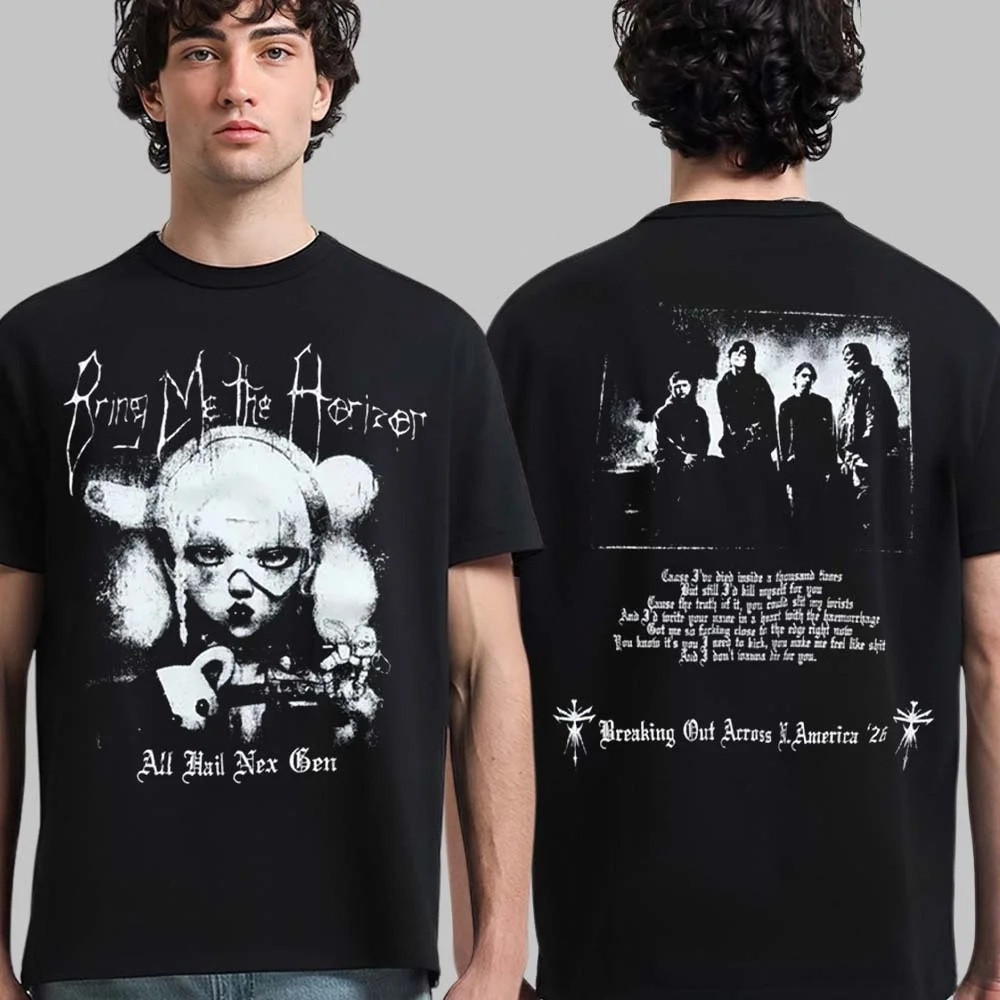 Bring Me The Horizon Ascension Program 2 North America Tour 2026 Merch All Hail Nex Gen T-Shirt Fans Gift