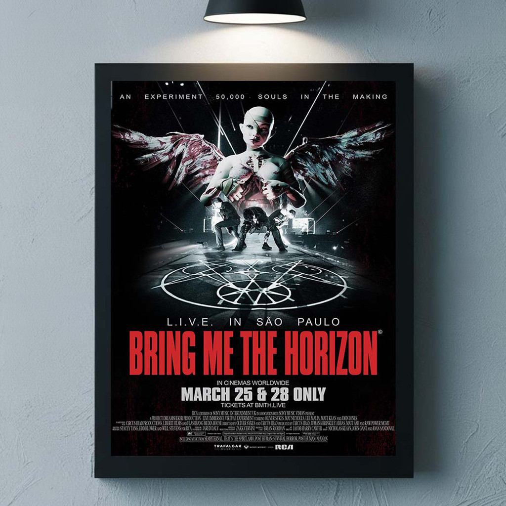 Bring Me The Horizon Live In Sao Paulo Live Immersive Virtual Experiment In Cinemas Worldwide Poster Bring Me The Horizon Live In Sao Paulo Live Immersive Virtual Experiment In Cinemas Worldwide Poster
