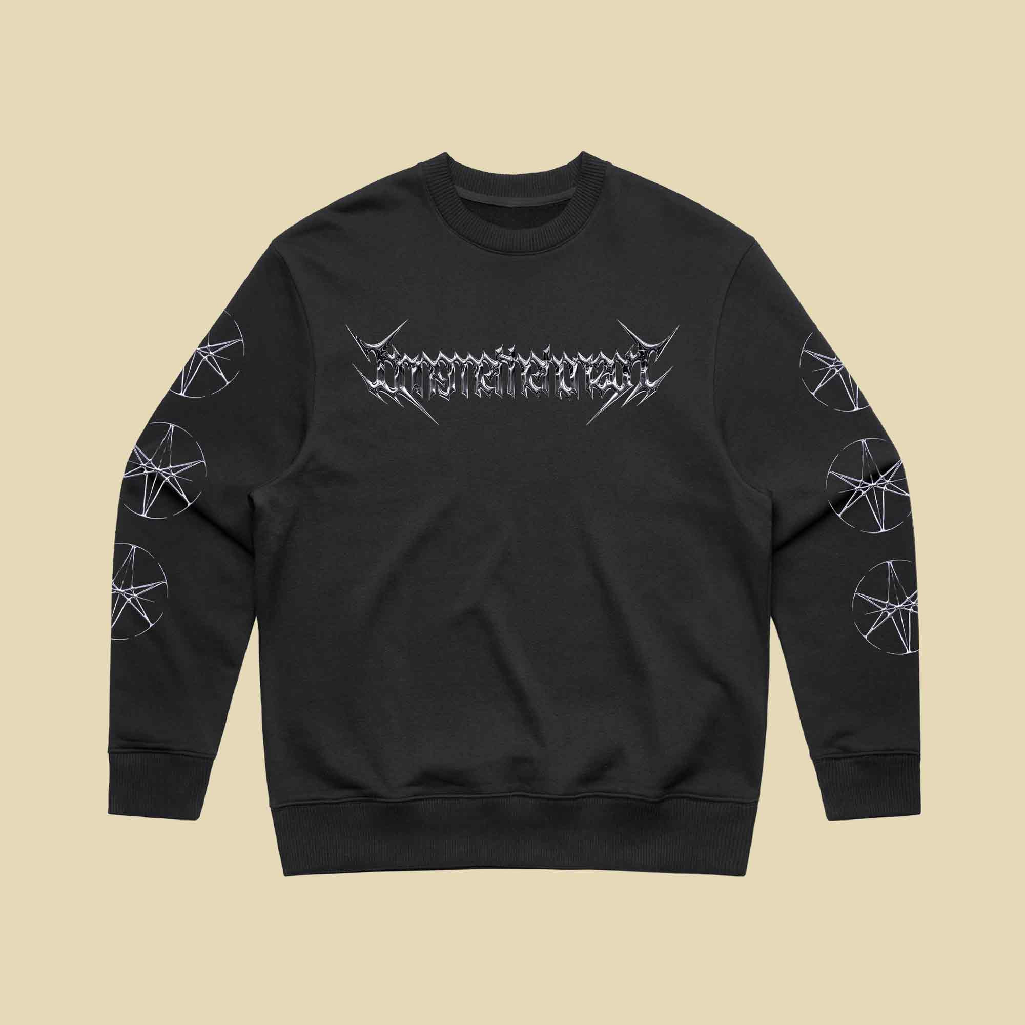 Bring Me The Horizon Merch Chrome Logo Sweatshirt Rock Music Lover Clothes Gift For Him