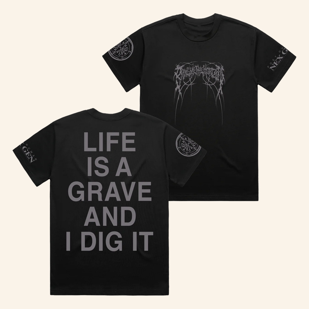 Bring Me The Horizon Merch Life Is A Grave Shirt Birthday Gift For Him