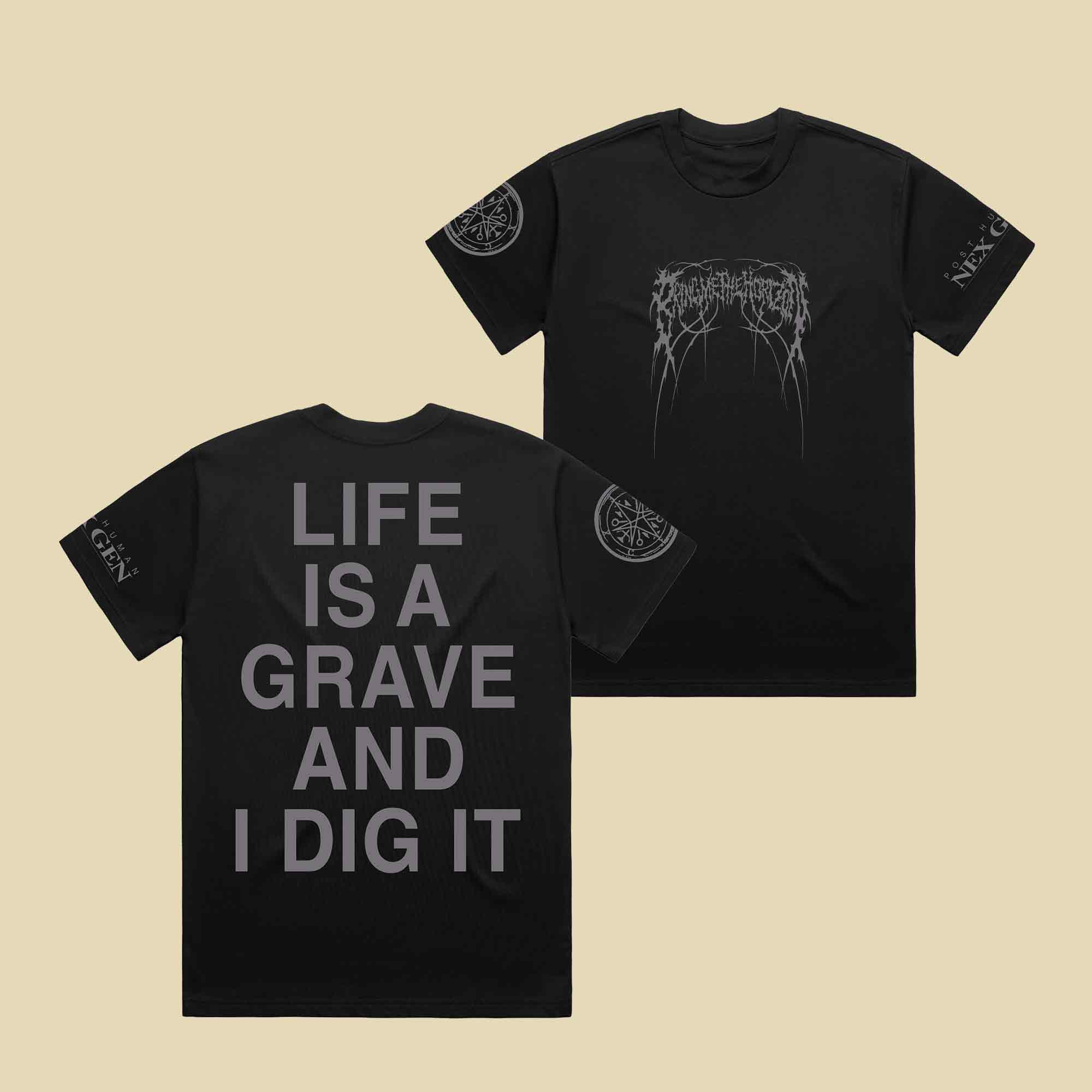 Bring Me The Horizon Merch Life Is A Grave T-Shirt Ascension Program Tour Clothes Gift For Him