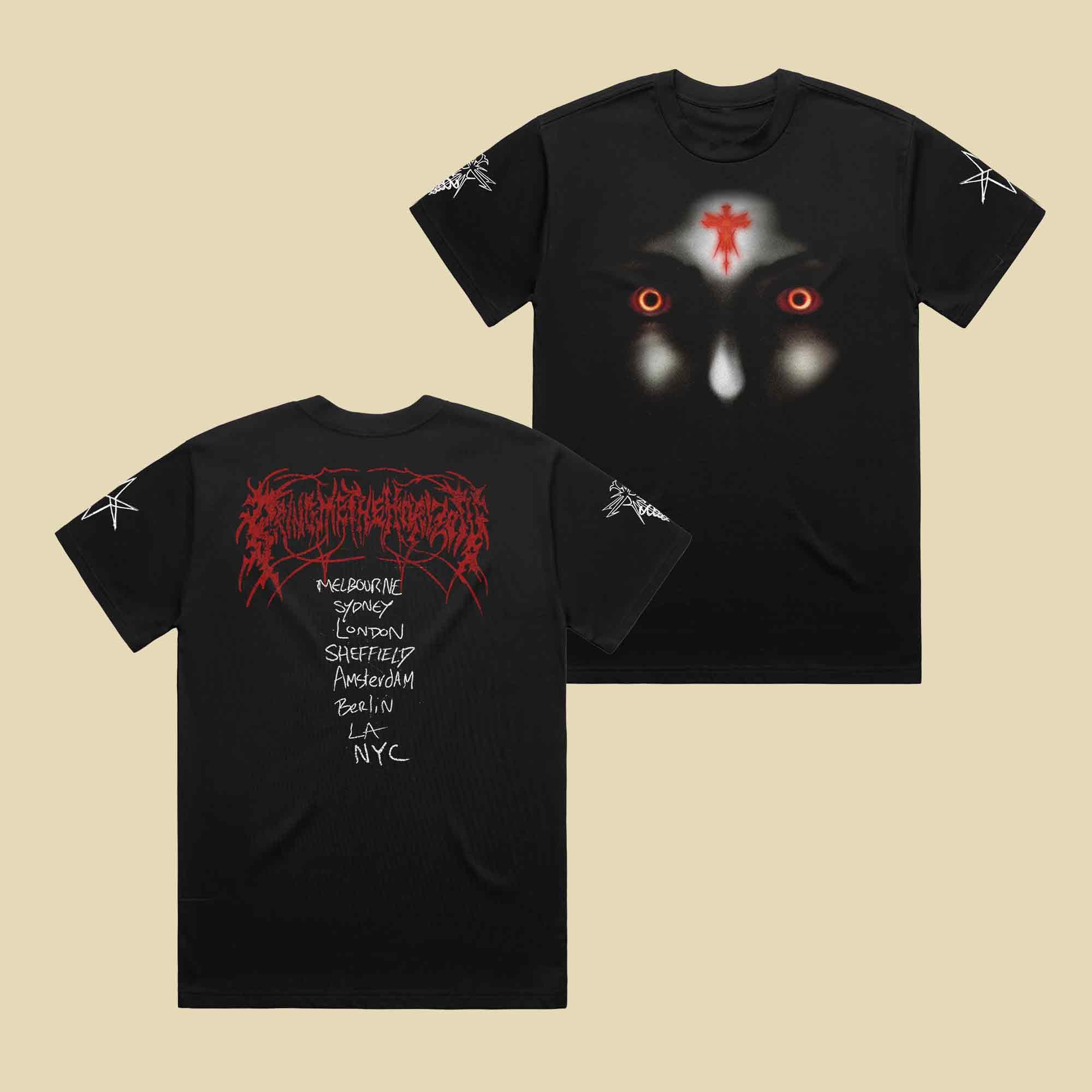 Bring Me The Horizon Merch Pop Up Cities T-Shirt Ascension Program Tour Apparel Concert Gift