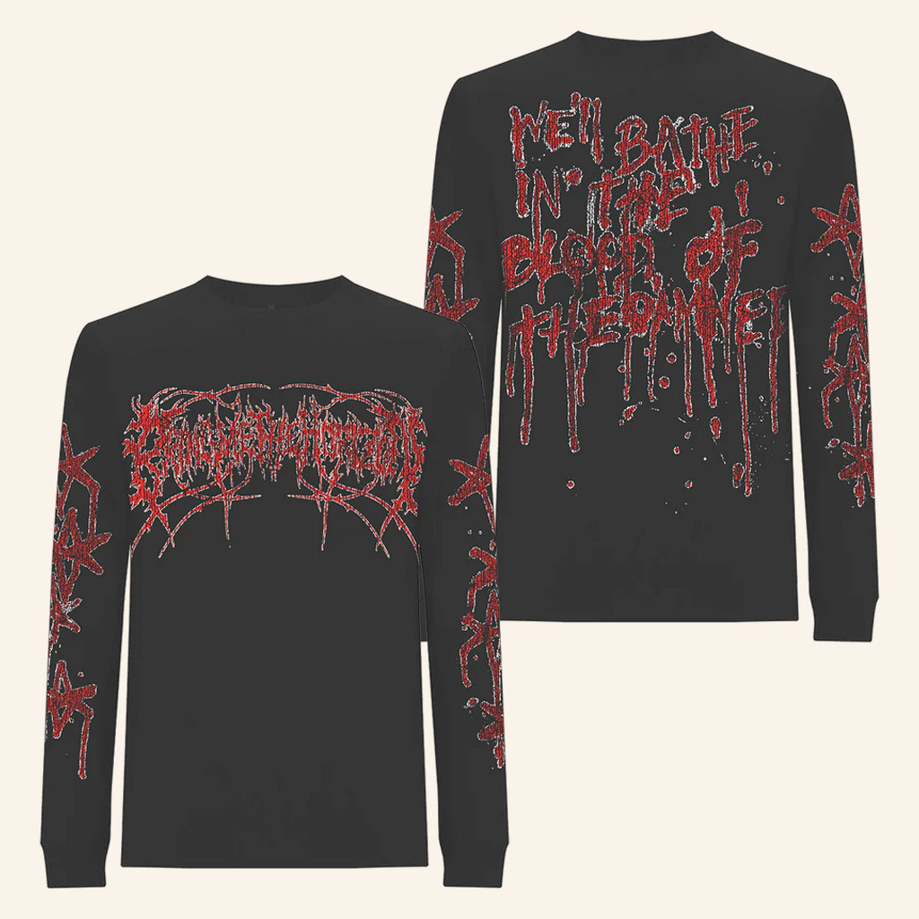 Bring Me The Horizon Merch POST HUMAN NeX GEn Bathe In Blood Long Sleeve Shirt Gift For Friends