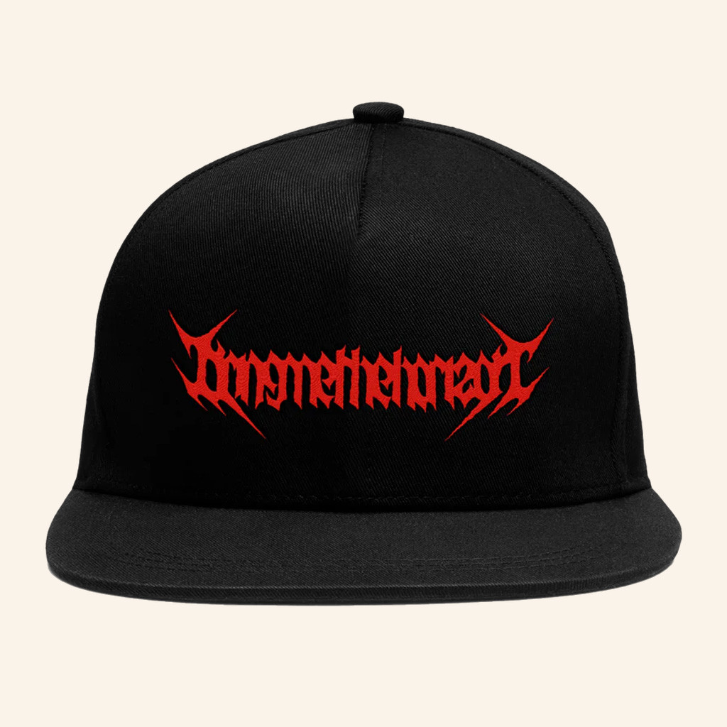 Bring Me The Horizon Merch Red Logo Embroidered Snapback Hat Gift For Him