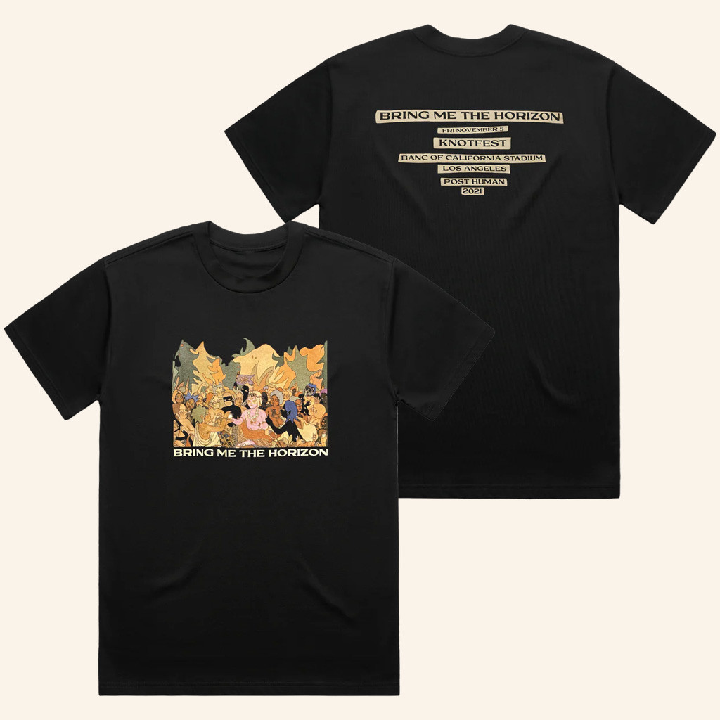 Bring Me The Horizon Merch Survival Horror T-Shirt Christmas Present For Dad