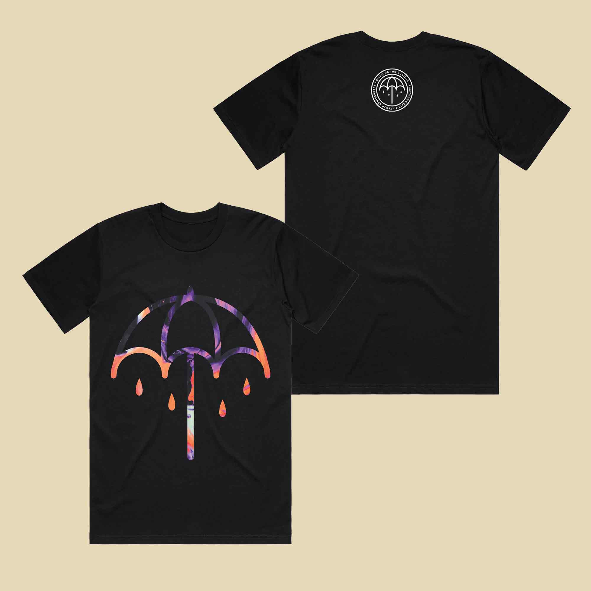 Bring Me The Horizon Merch That's The Spirit 10th Anniversary T-Shirt Concert Outfit