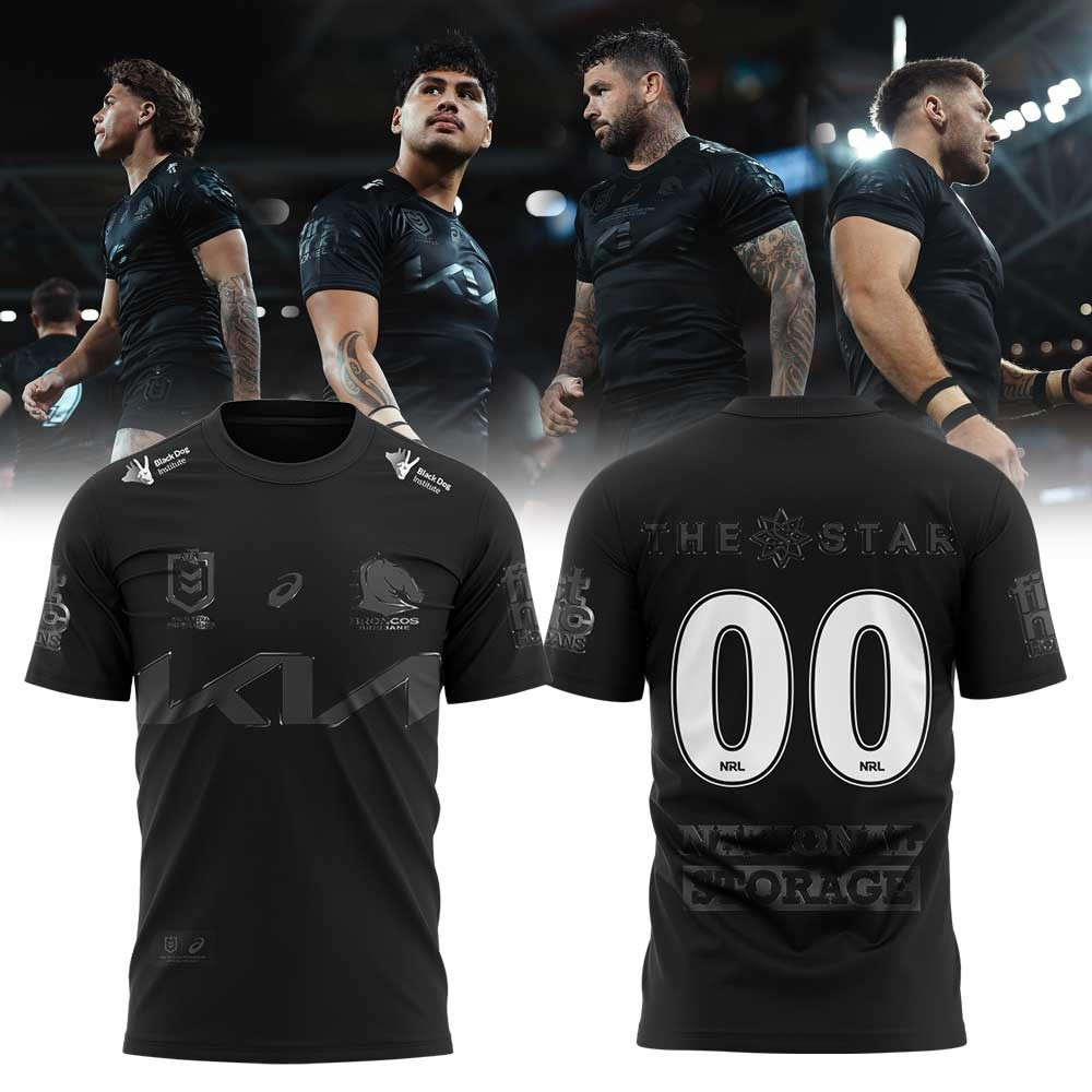 Brisbane Broncos Our 2025 Black New T-Shirt Gift For Fan Lover