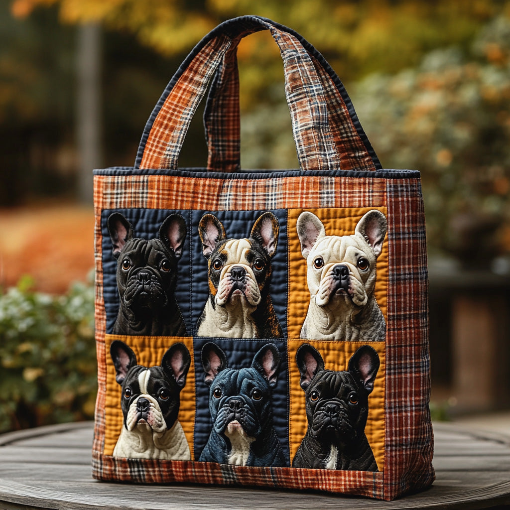 Brisk Breeze Buddy Quilted Tote Bag Uniique Presents For Dog Lovers
