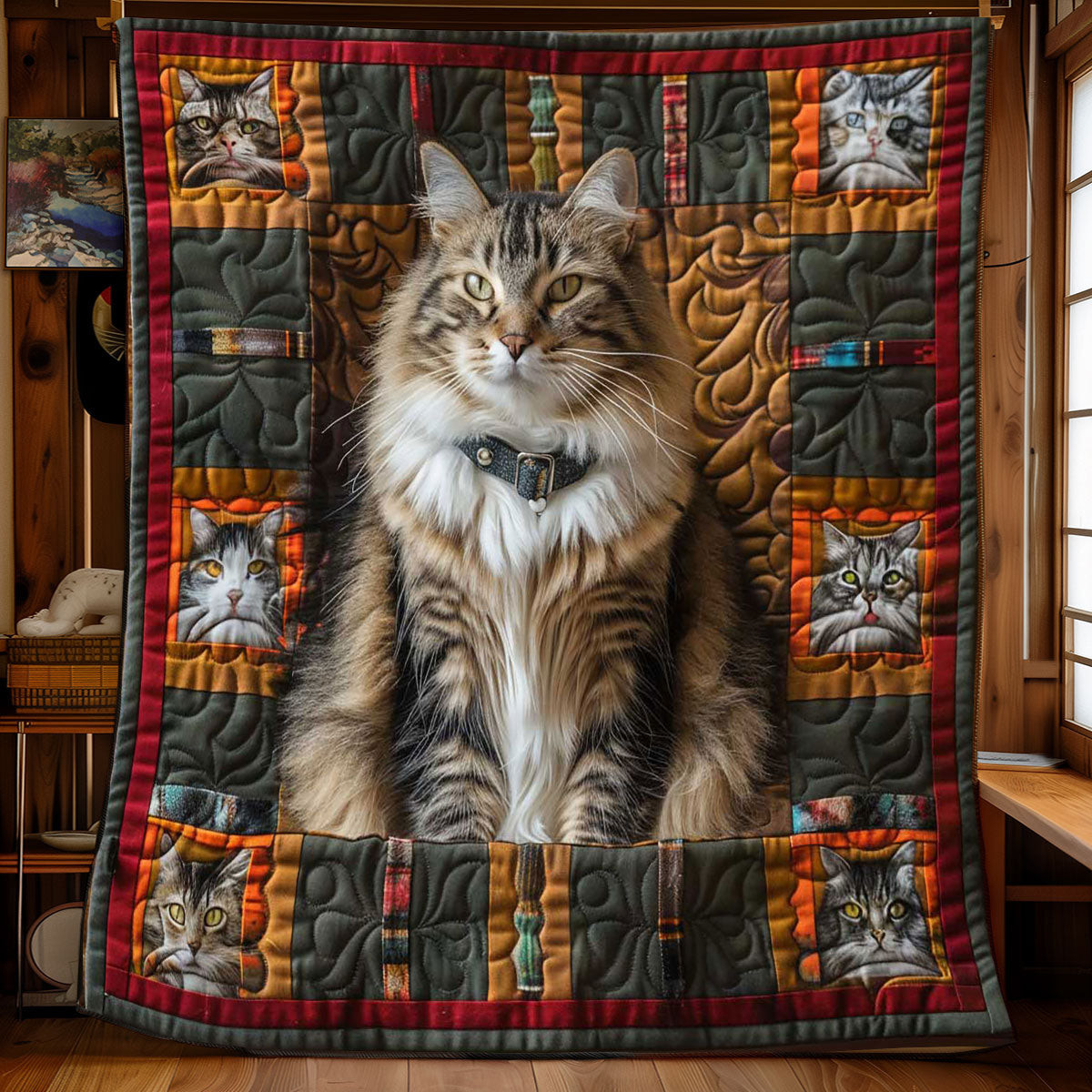 British Cat Royal Quilt Blanket Throws And Blankets Mother's Day Presents For Mom