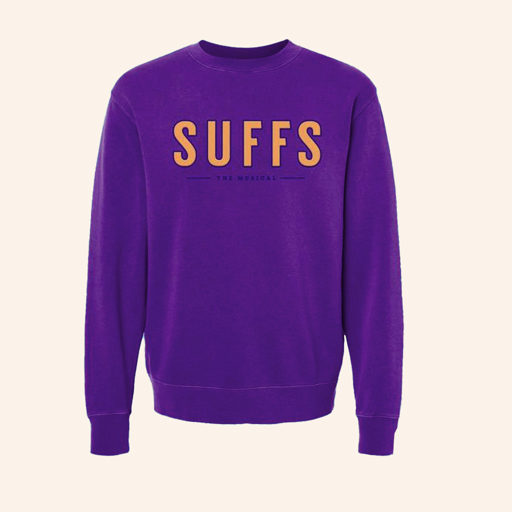 Broadway Merchandise Suffs Logo Crewneck Sweatshirt Gifts For Friends Broadway Merchandise Suffs Logo Crewneck Sweatshirt Gifts For Friends