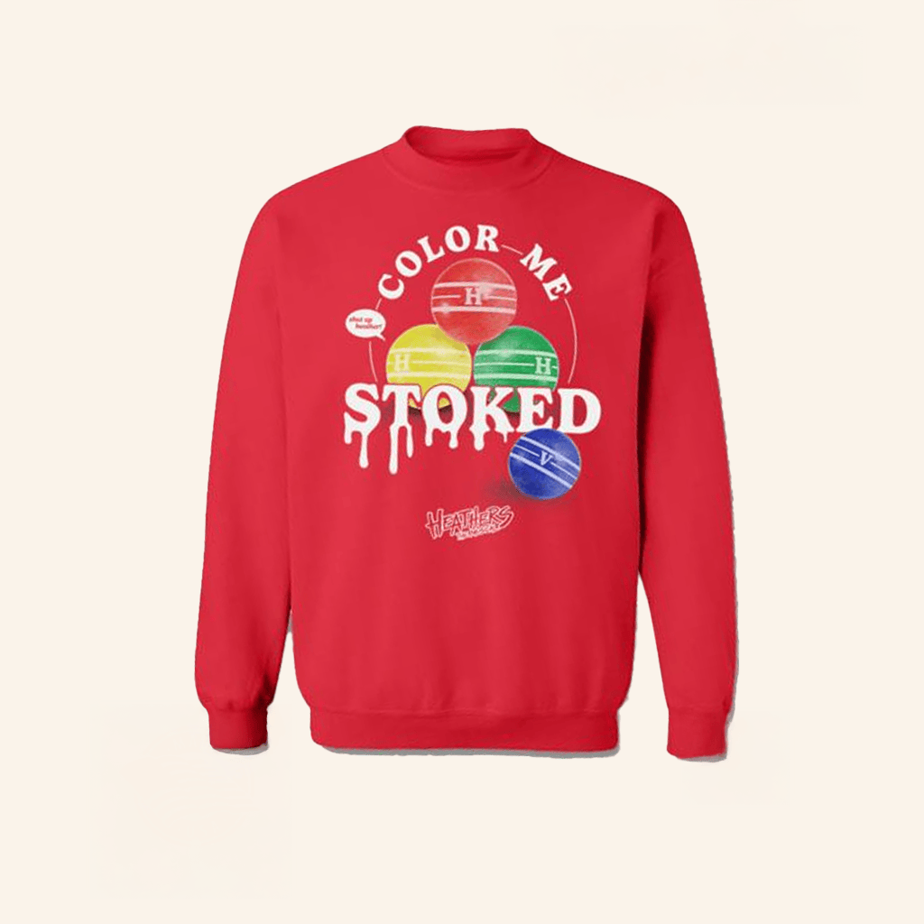 Broadway World Merch Color Me Stoked Crewneck Sweatshirt Gifts For Friends Broadway World Merch Color Me Stoked Crewneck Sweatshirt Gifts For Friends
