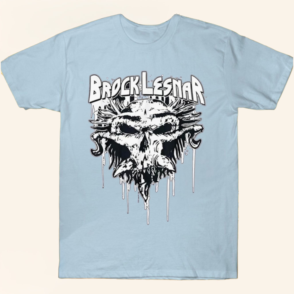 Brock Lesnar Carnage Skull T-Shirt Brock Lesnar Merch Gifts For WWE Fans Brock Lesnar Carnage Skull T-Shirt Brock Lesnar Merch Gifts For WWE Fans