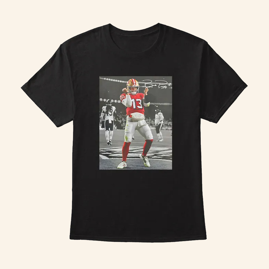 Brock Purdy Dancing Vs Chicago T-Shirt Gift Ideas For Football Lovers
