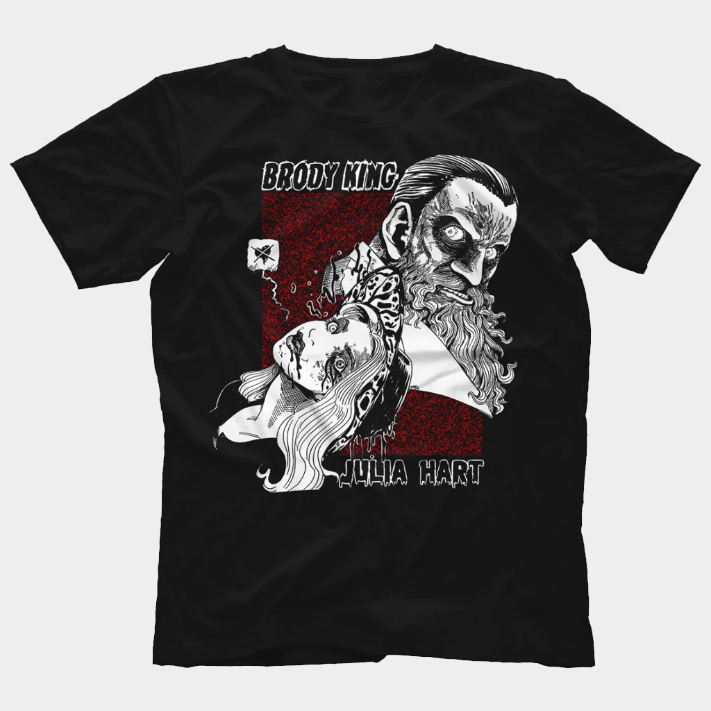 Brody King Merch Brody King And Julia Hart T-Shirt Twisted Fiction Shirt Gifts For Brother