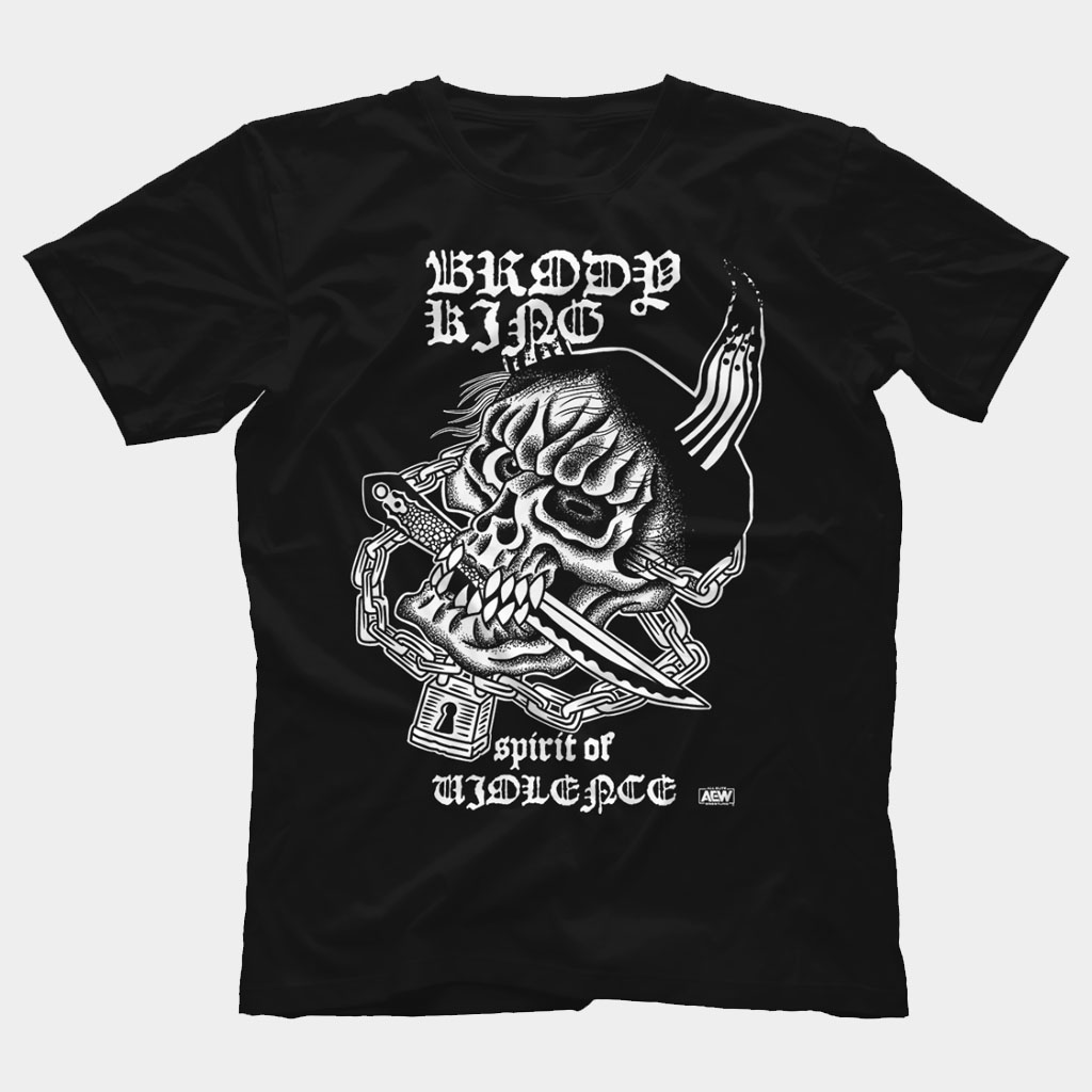 Brody King Merch Spirit of Violence T-Shirt Brody King Shirt Birthday Gift For Him Brody King Merch Spirit of Violence T-Shirt Brody King Shirt Birthday Gift For Him