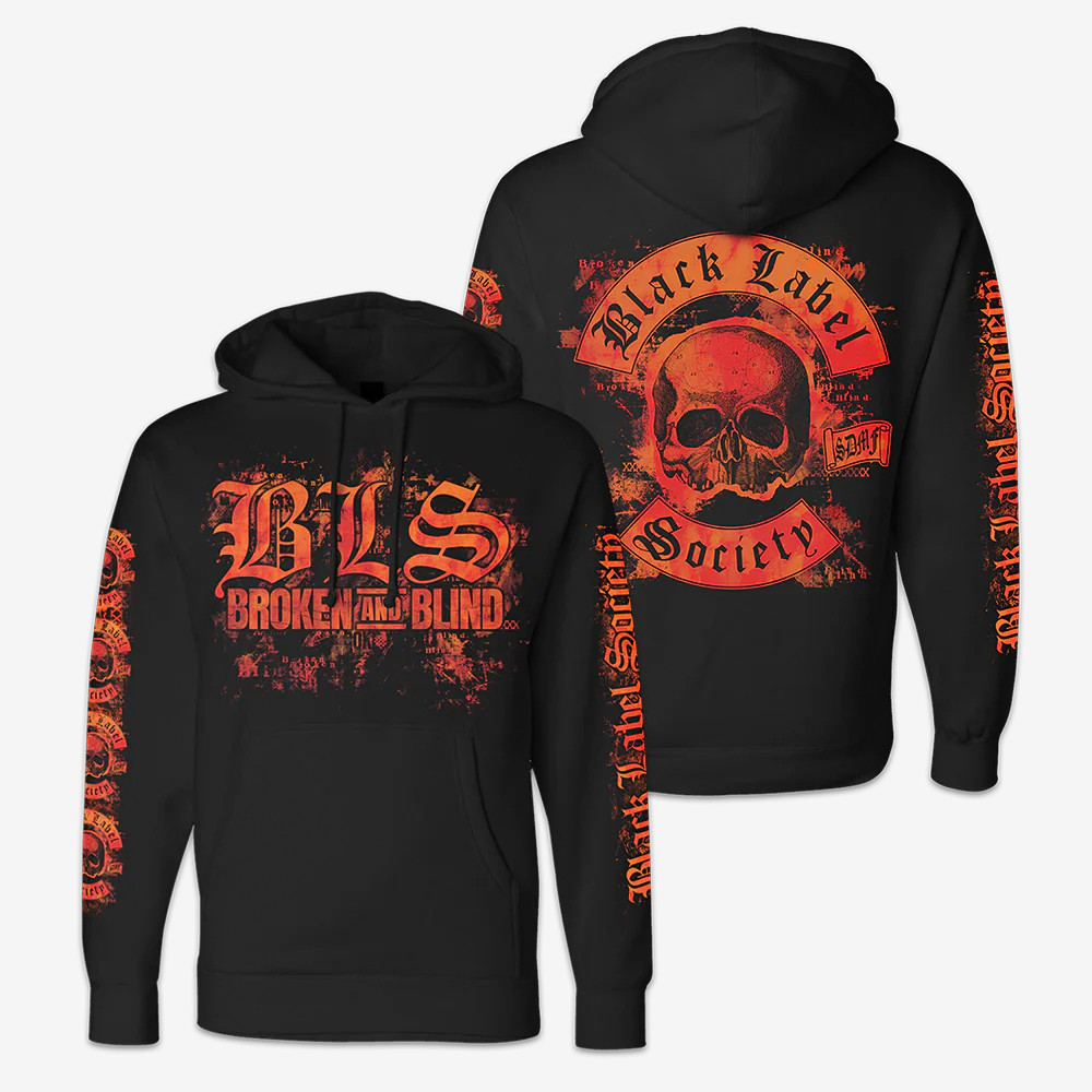 Broken And Blind Hoodie Zakk Wylde Hooded Sweatshirt Gift Ideas For Music Lovers
