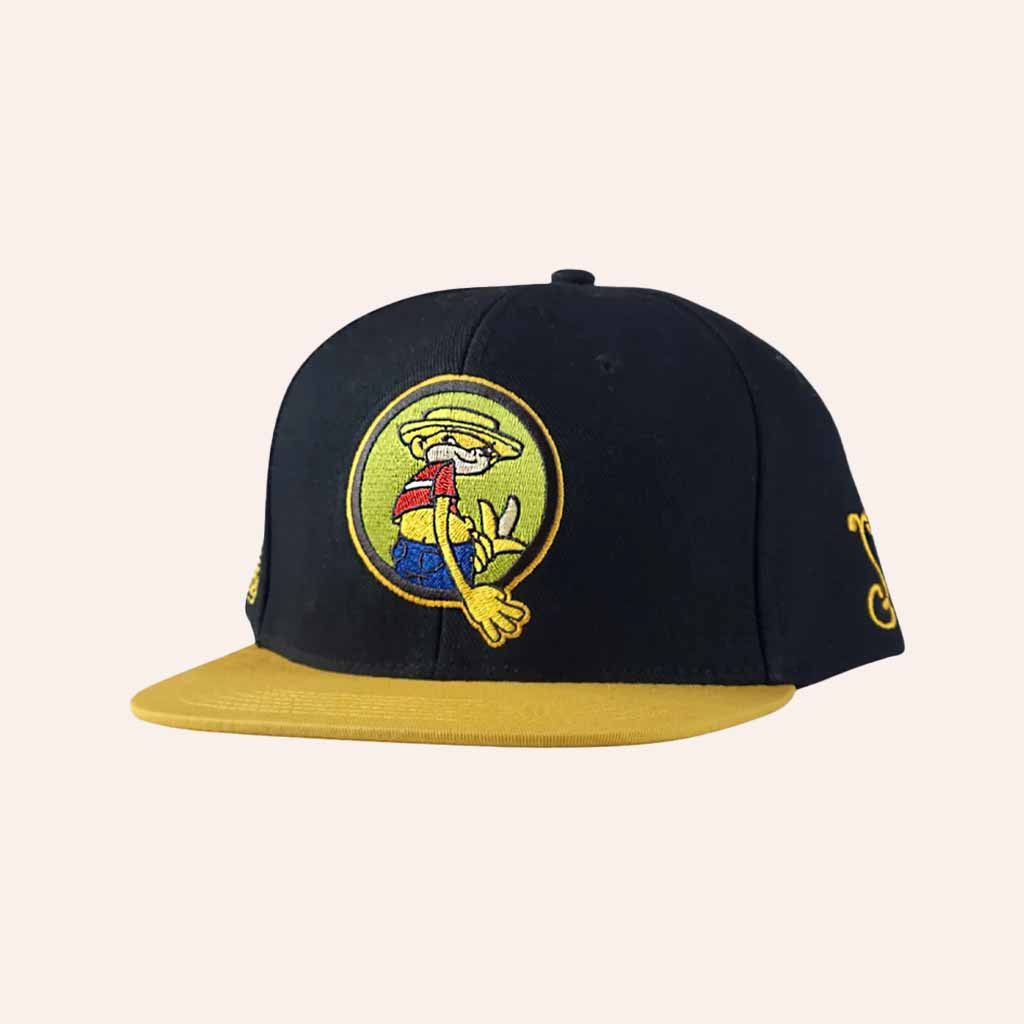 Broken Lizard Merch Johnny Chimpo Black Snapback Hat Embroidered Gifts For Dudes Broken Lizard Merch Johnny Chimpo Black Snapback Hat Embroidered Gifts For Dudes