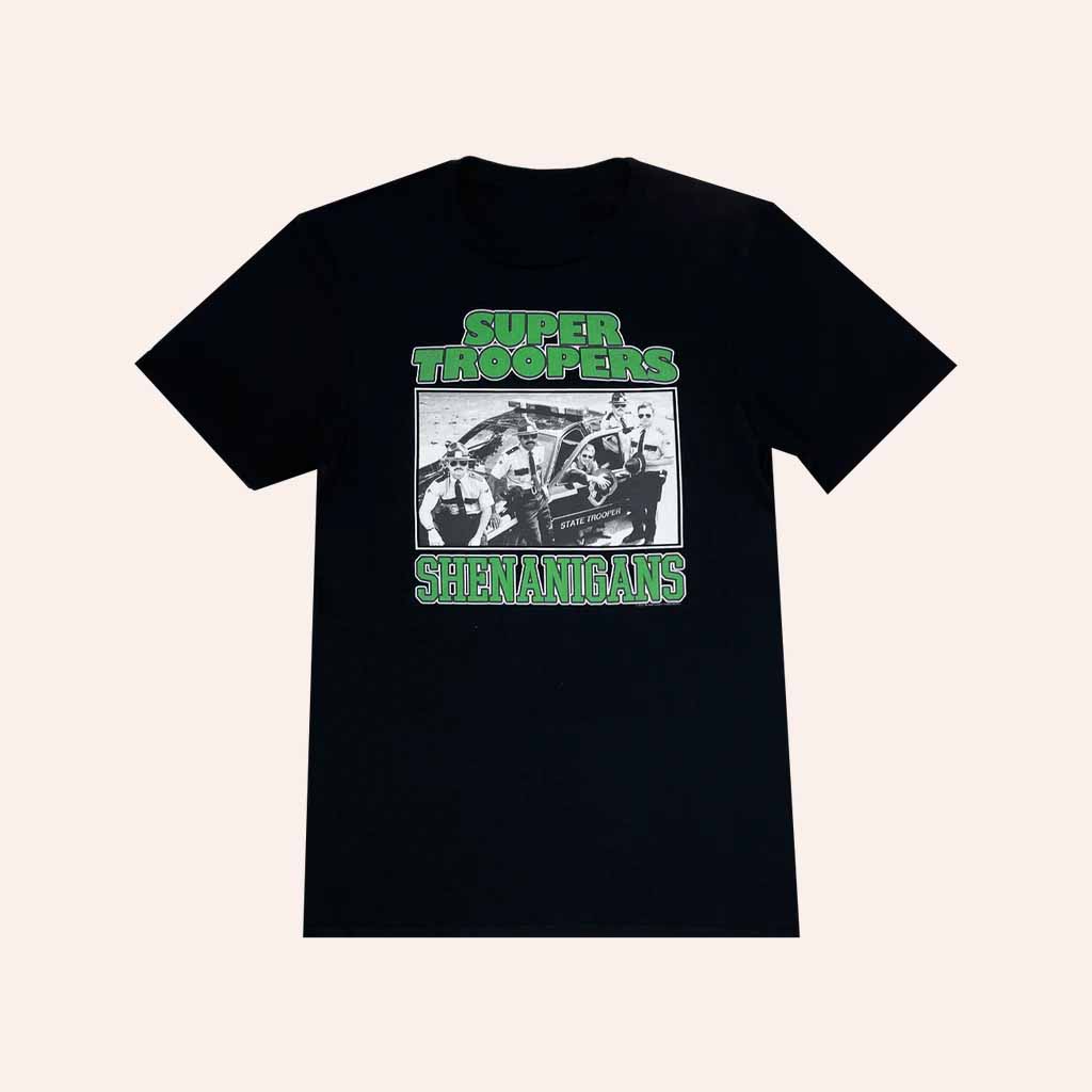 Broken Lizard Merch Super Trooper Shenanigans T-Shirt Christmas Gifts For Boyfriend Broken Lizard Merch Super Trooper Shenanigans T-Shirt Christmas Gifts For Boyfriend