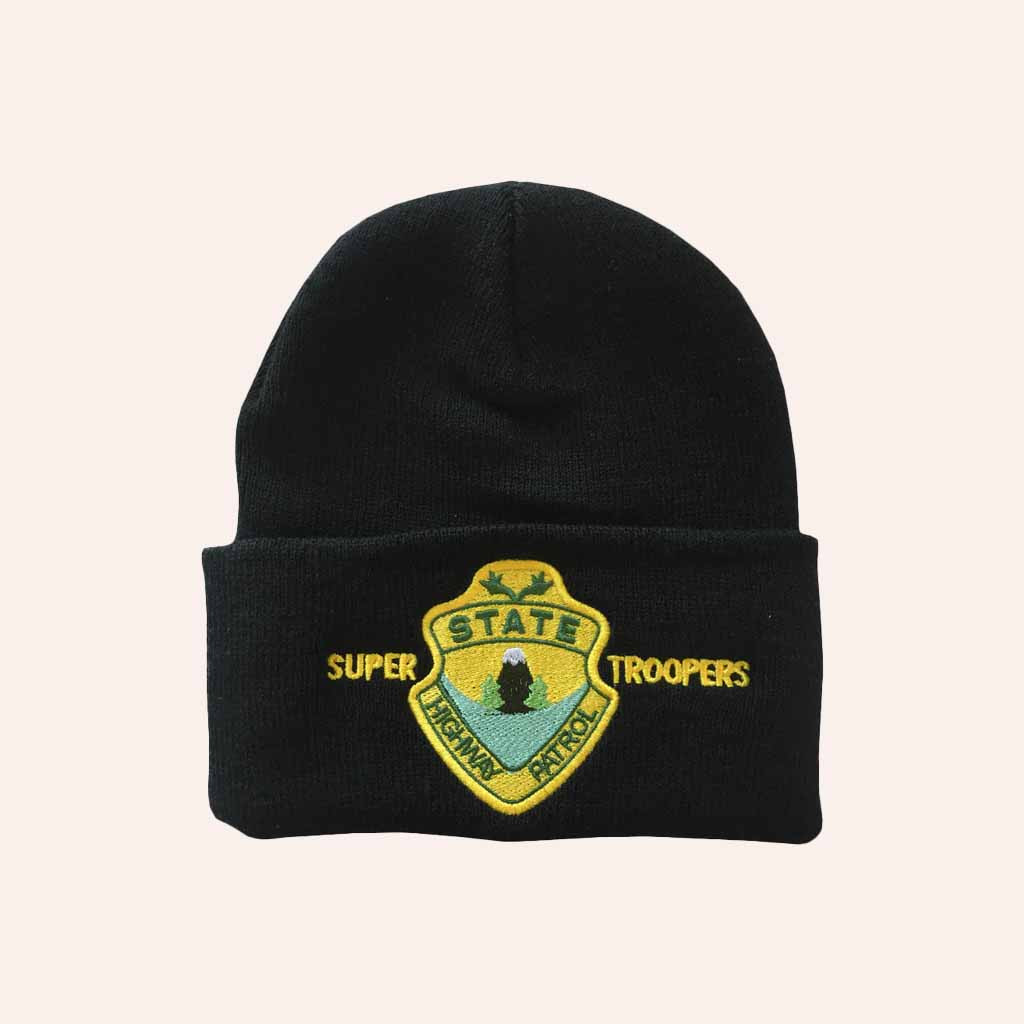 Broken Lizard Merch Super Troopers Black Beanie Christmas Gifts For Him Broken Lizard Merch Super Troopers Black Beanie Christmas Gifts For Him