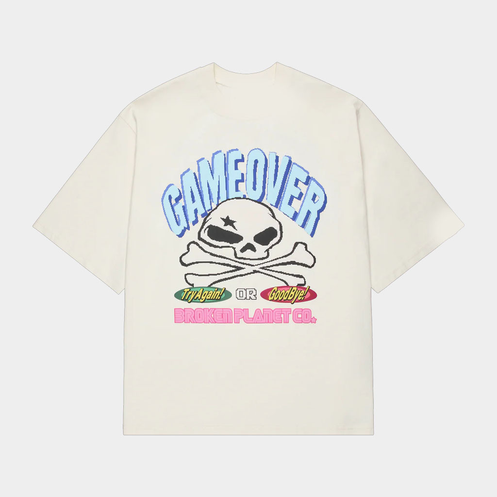 Broken Planet Merch Game Over T-Shirt Birthday Gift Ideas For Boyfriend
