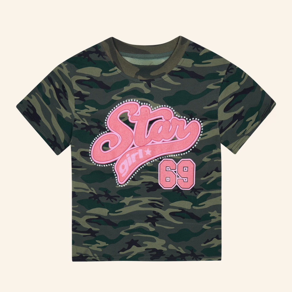 Broken Planet Merch Star Girl 69 Camo T-Shirt Gift For Girlfriend Broken Planet Merch Star Girl 69 Camo T-Shirt Gift For Girlfriend