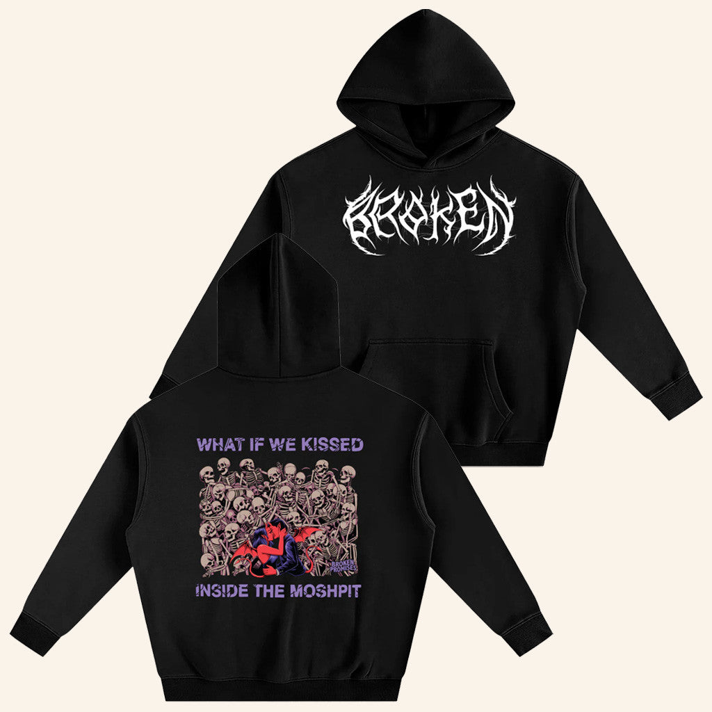 Broken Promises Merch Mosh Pit Hoodie Best Gifts For Husband