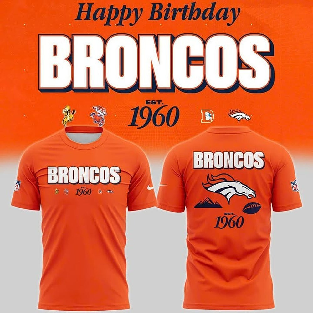 Broncos Est. 1960 Limited Orange T-Shirt