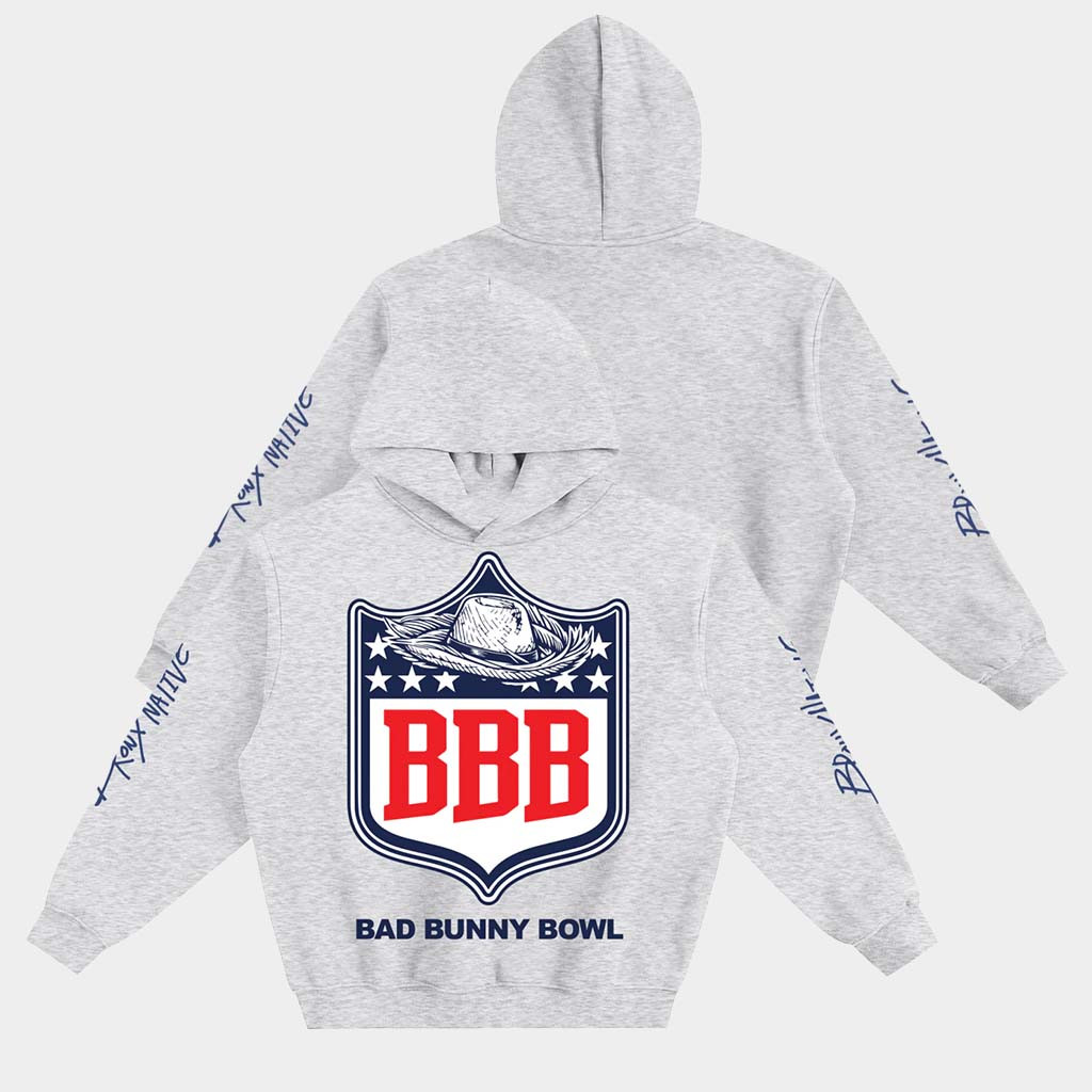 Bronx Native Merch Bad Bunny Bowl Hoodie Bad Bunny Super Bowl Merch 2026 Gift For Football Fan