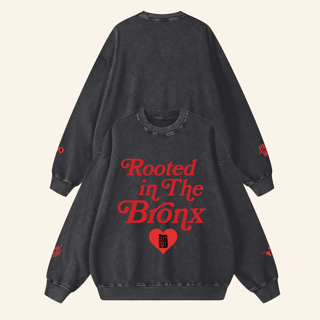 Bronx Native Merch Rooted In The Bronx Sweatshirt Unique Gifts For Besties